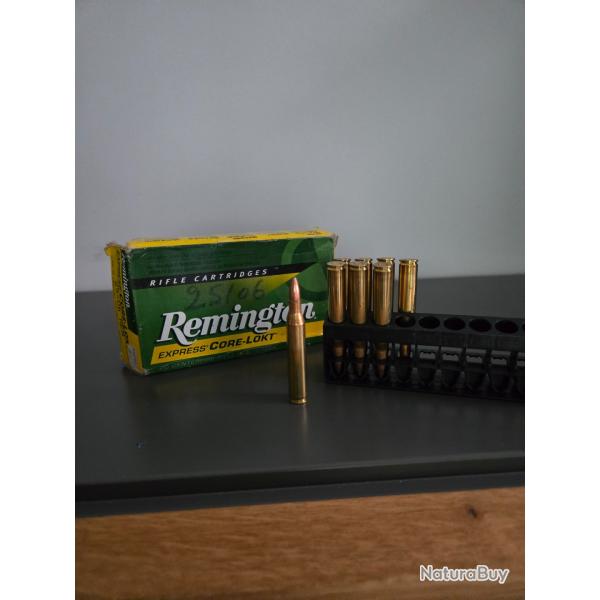 lot de 8 munitions en 25-06 REM