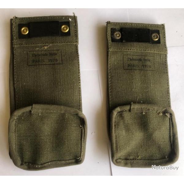 Lot de 2 sacs � bande pour Mitrailleuse AA 52