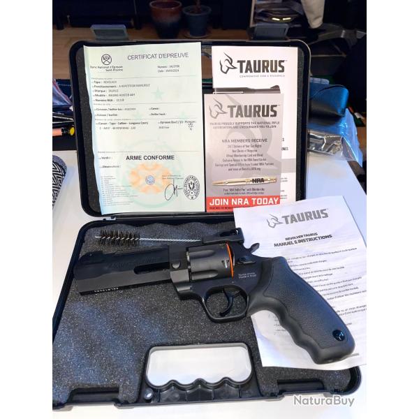 TAURUS MODELE 44H HUNTER 5''1/8 BLACK MAT 44MAG