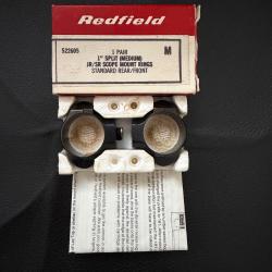 Paire de colliers parfait &eacute;tat diam&egrave;tre 25,4 mm pour petit et gros calibre de marque Redfield.