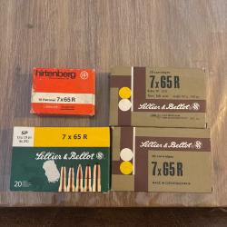 Munitions 7x65R sellier&bellot hirtenberger