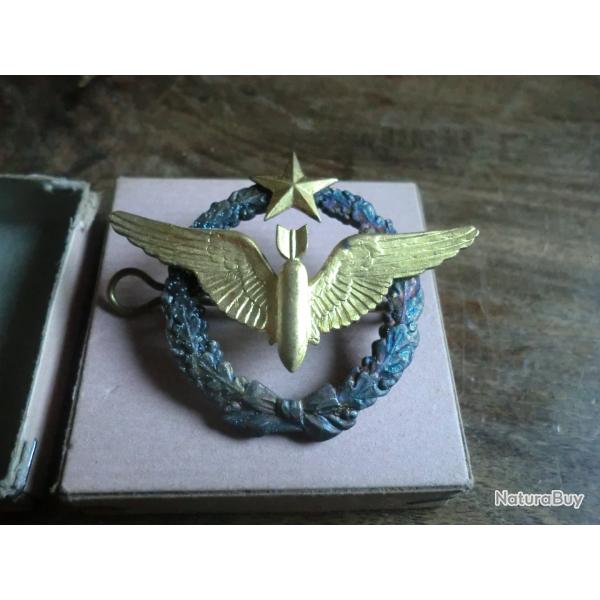 insigne brevet de navigateur bombardier