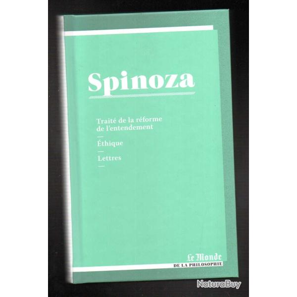spinoza trait� de la r�forme de l'entendement , �thique, lettres , cartonn�