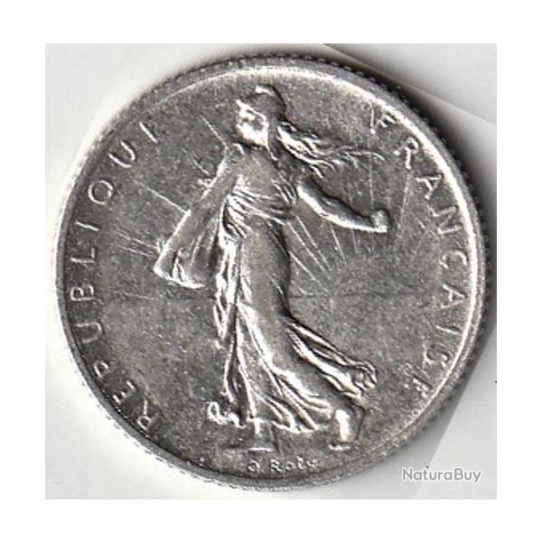 Pi�ce De Monnaie Argent France 1 franc Semeuse1913