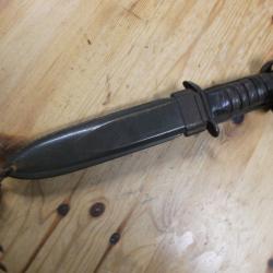 EQUIPEMENT MILITAIRE COUTEAU DE COMBAT U.S M3 SECONDE GUERRE 2