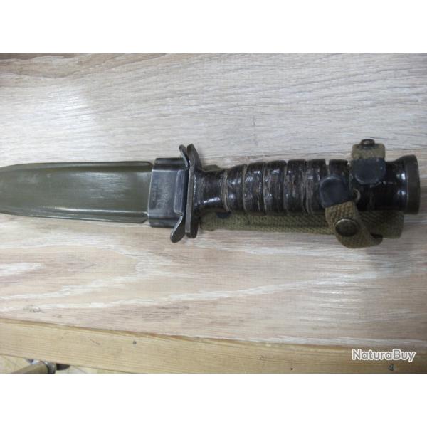 EQUIPEMENT MILITAIRE COUTEAU DE COMBAT U.S M3 SECONDE GUERRE 3