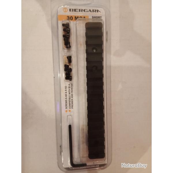 Rail pent� 30 moa pour bergara et Remington 700 short action