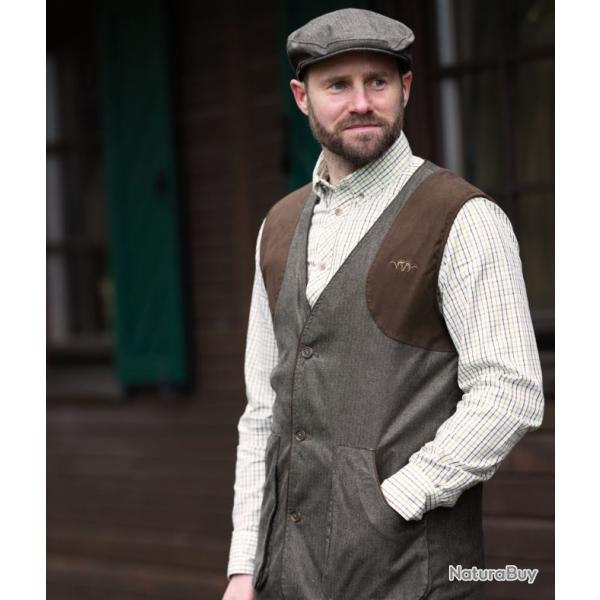 Gilet de chase BLASER Wing Vintage sans manche olive noir