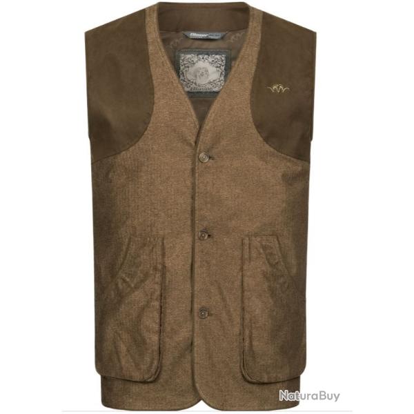 Gilet de chase BLASER Wing Vintage sans manche melange de marron brun