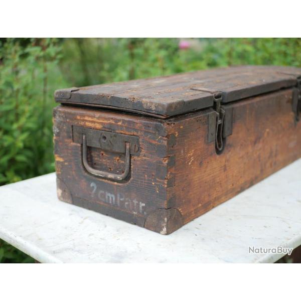 Patronenkasten Normandie 1944 Caisse 2 cm fl a k 30 ref SLO22FLA04