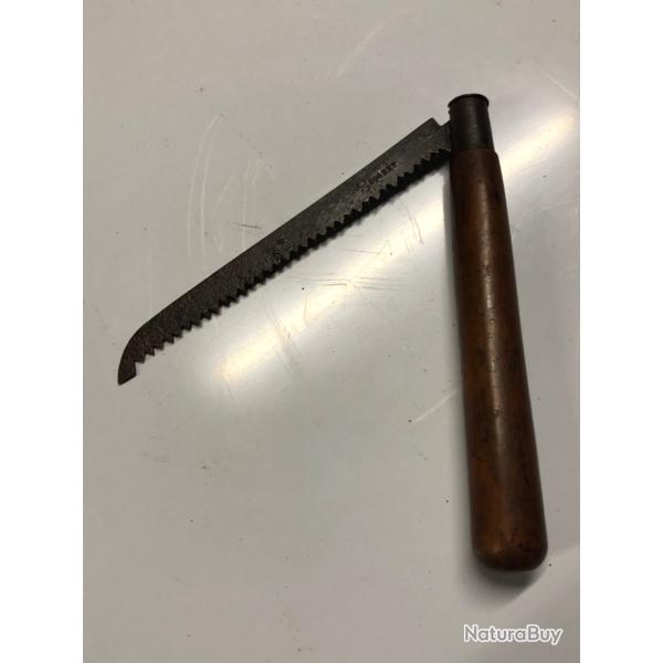 ancien couteau Cognet  scie pliant longueur ouvert 33 cm