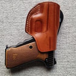 Holster Cuir brun owb paddle HK P7M13