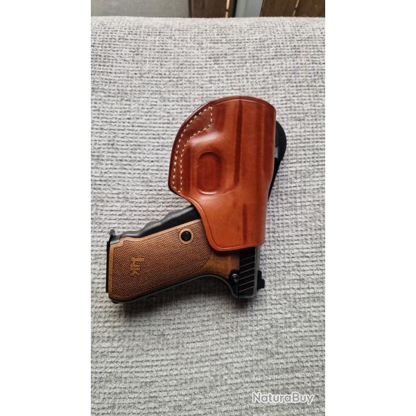 Holster Cuir brun owb paddle HK P7M13