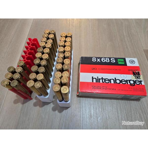 MUNITIONS HIRTENBERGER 8X68S