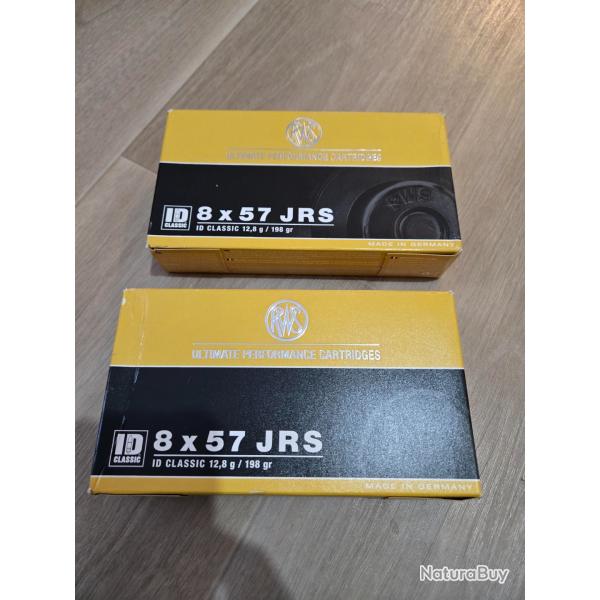 MUNITIONS 8X57 JRS RWS