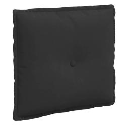 Coussin dos microfibre noir 50x45 cm rembourrage polyester confortable