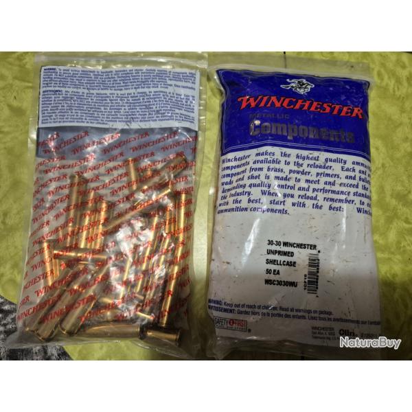 Lot de 76 �tuis neufs WINCHESTER 30 30