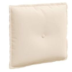 Coussin dos microfibre beige 50x45 cm rembourrage polyester confortable