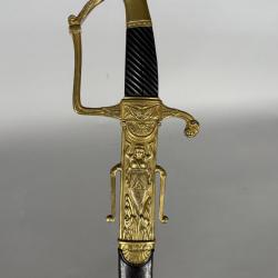 Sabre d'officier de Marine mod&egrave;le Prairial An XII Empire XIXeme siecle