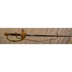 Ep&eacute;e &agrave; clavier d'Officier Sup&eacute;rieur d'Infanterie 2nd EMPIRE - Mod&egrave;le 1852