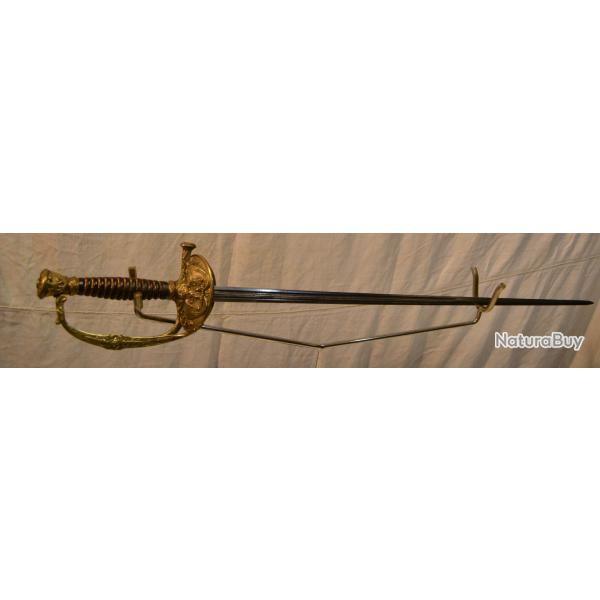 Ep�e � clavier d'Officier Sup�rieur d'Infanterie 2nd EMPIRE - Mod�le 1852