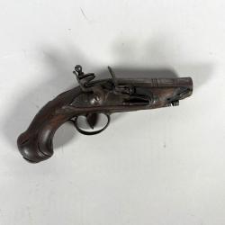 Pistolet de voyage &agrave; silex XVIIIeme siecle circa 1760