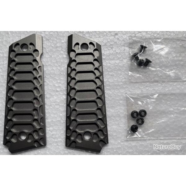 Plaquettes alu pour pistolet mod. 1911