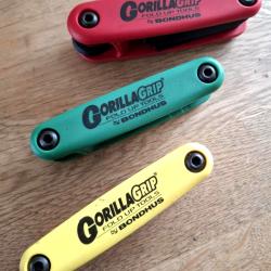 3 sets de clef Bondhus Gorilla grips