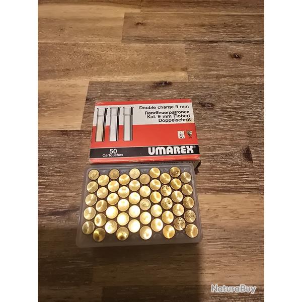 50 cartouches 9mm flobert double charge.