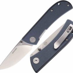 Couteau EIKONIC Fairwind Lame Acier D2 Manche G10 Bleu Linerlock IKBS EKC220SSGY