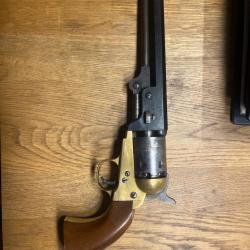 Revolver &agrave; poudre noire grav&eacute; Gami cal.36 - 1� SANS PRIX DE R&Eacute;SERVE !!
