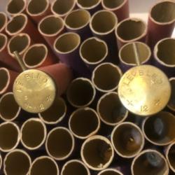 108 Douilles Calibre 12 &agrave; Broche " LE BLED"