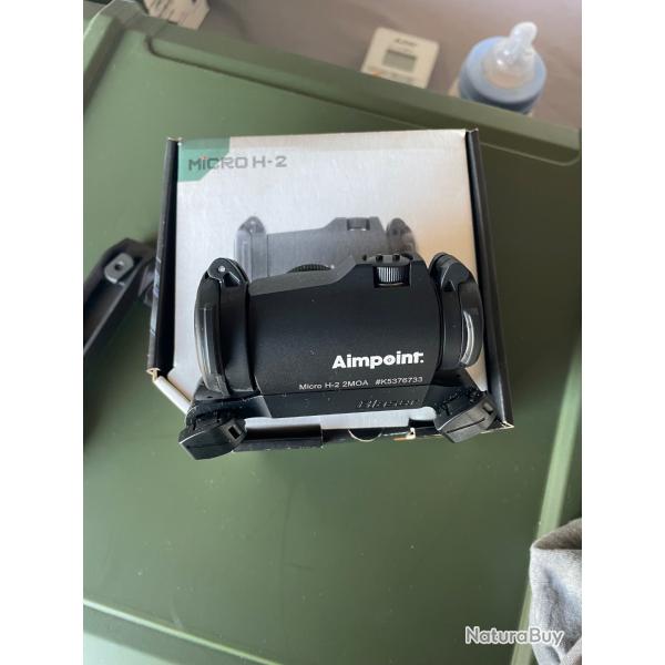 Aimpoint micro H2 avec montage blaser