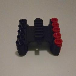 Double porte munitions et rail picatinny HDS68 T4E Umarex HDS 68