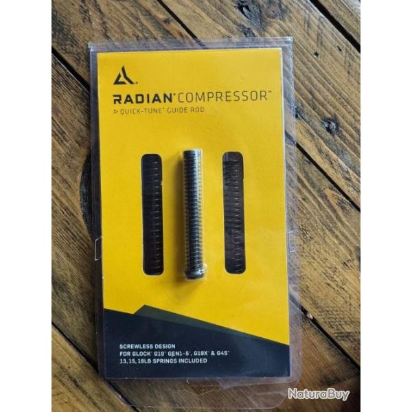 Tige-guide RADIAN COMPRESSOR � 3 ressorts pour GLOCK 19