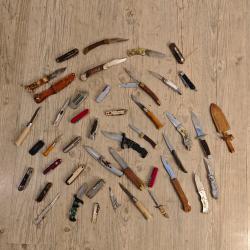 Lot de couteau divers ( léopard, suisse , Opinel , chasse )