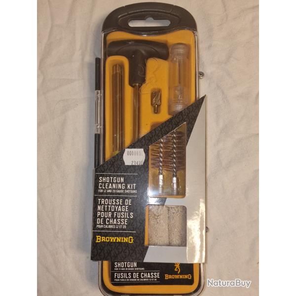 Kit de nettoyage Browning pour fusil cal. 12 et 20 HILMAR SUPER DESTOCK !!!