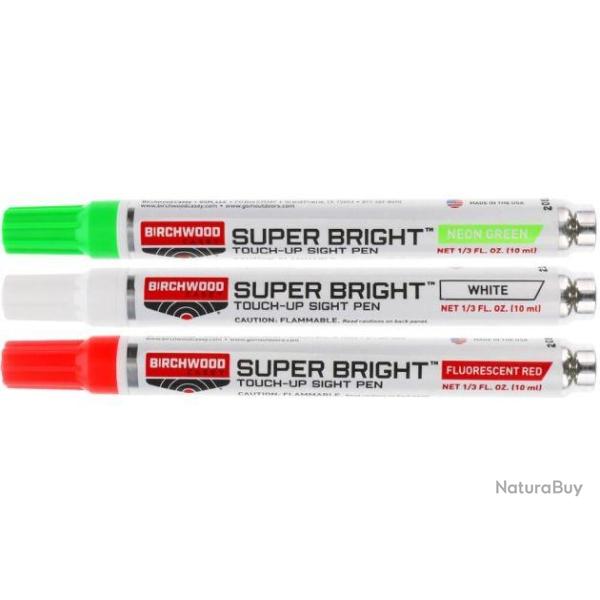 Kit de Marqueurs Birchwood pour Retouche de Vis�e Super Lumineux BC-15116 Marker Birchwood Sight Tou