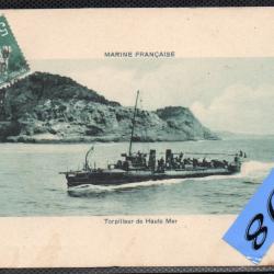CPA - Marine Militaire Fran&ccedil;aise - Torpilleur de Haut Mer  N&deg;4477