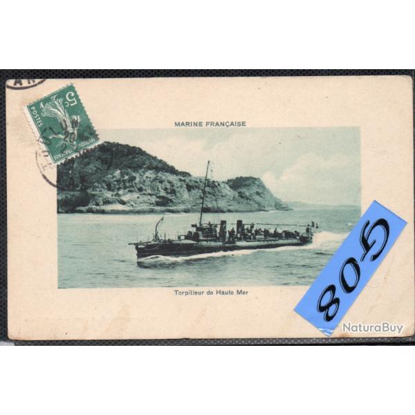 CPA - Marine Militaire Fran�aise - Torpilleur de Haut Mer  N�4477