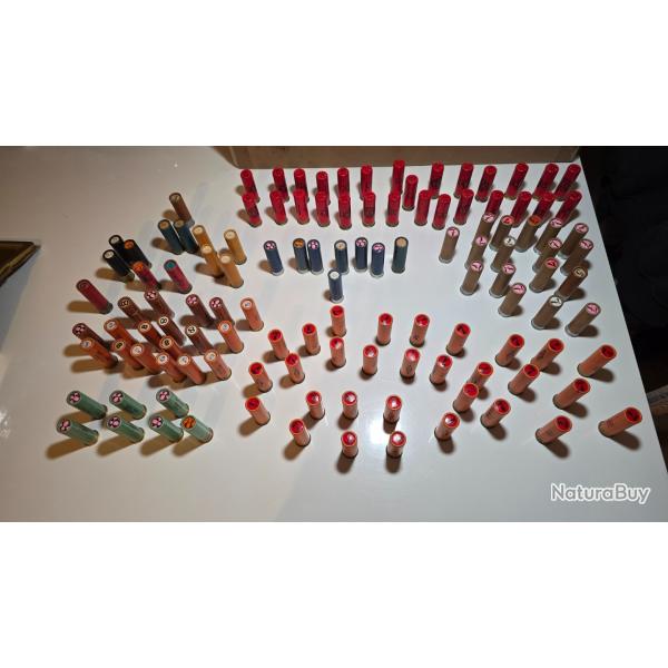 Cal 16 Lot +100 cartouches anciennes