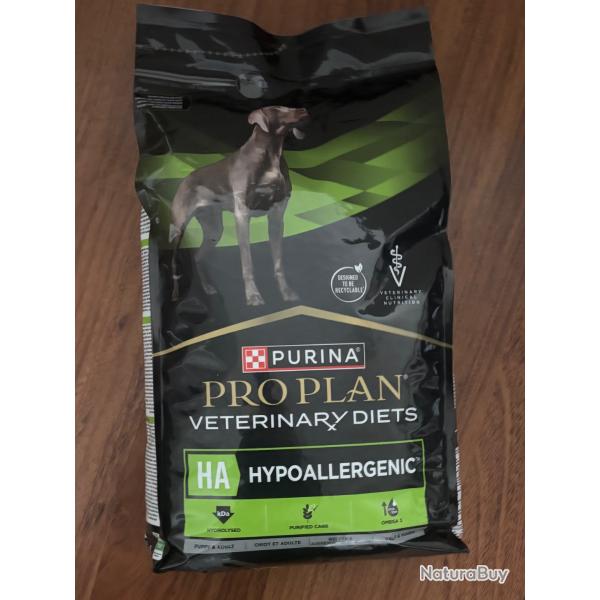 Croquettes Purina Veterinary Diets HA Hypoallergenic 3 kg chien Adulte au poulet