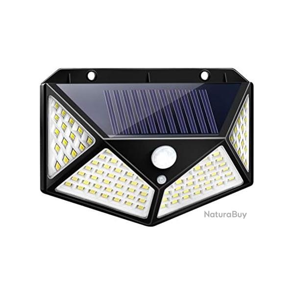 4X Lampes Applique Solaire Ext�rieure 100 LED �tanche D�tecteur de Mouvement Jardin Terrasse