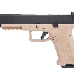 PISTOLET 6MM XO 35 NOIR ET TAN