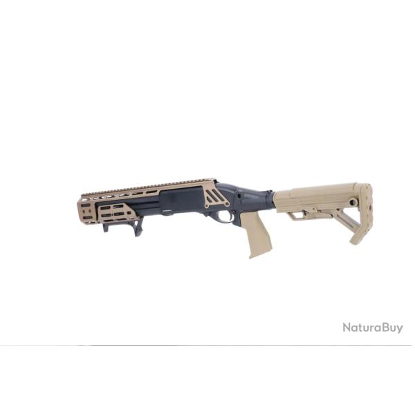 FUSIL A POMPE 6MM SA-VGS2 VAPOR NOIR ET TAN