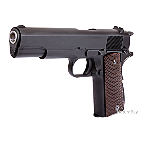 PISTOLET 6MM GAZ 1911A NOIR