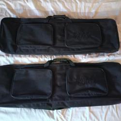 Lot de deux housses de transport Swiss Arms 100 x 30 x 8 cm - pour r&eacute;plique longue