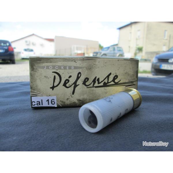 10 Cartouches de D�fense cal 16/67 Chevrotines Elastomere 10 grains