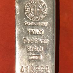 LINGOT D'ARGENT 1KG.