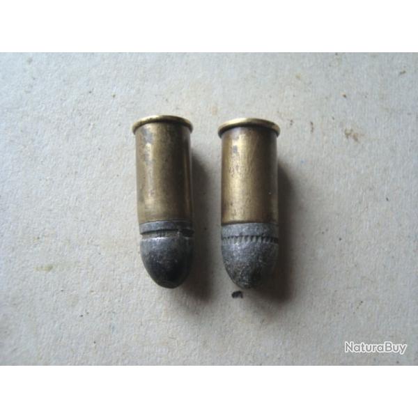 LOT DE 2 MUNITIONS CALIBRE 380